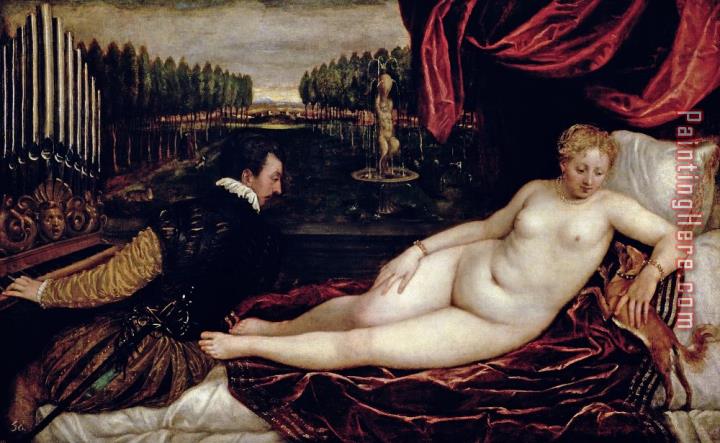 Titian Venus and the Organist